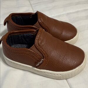Carter's Brown Slip-On Baby Shoes (5)